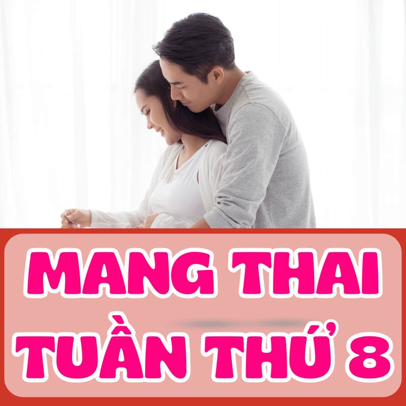 Bố đồng hành cùng mẹ trong tuần thai thứ 8